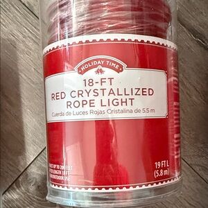 Holiday Time Red Crystallized LED Rope Light set of 3